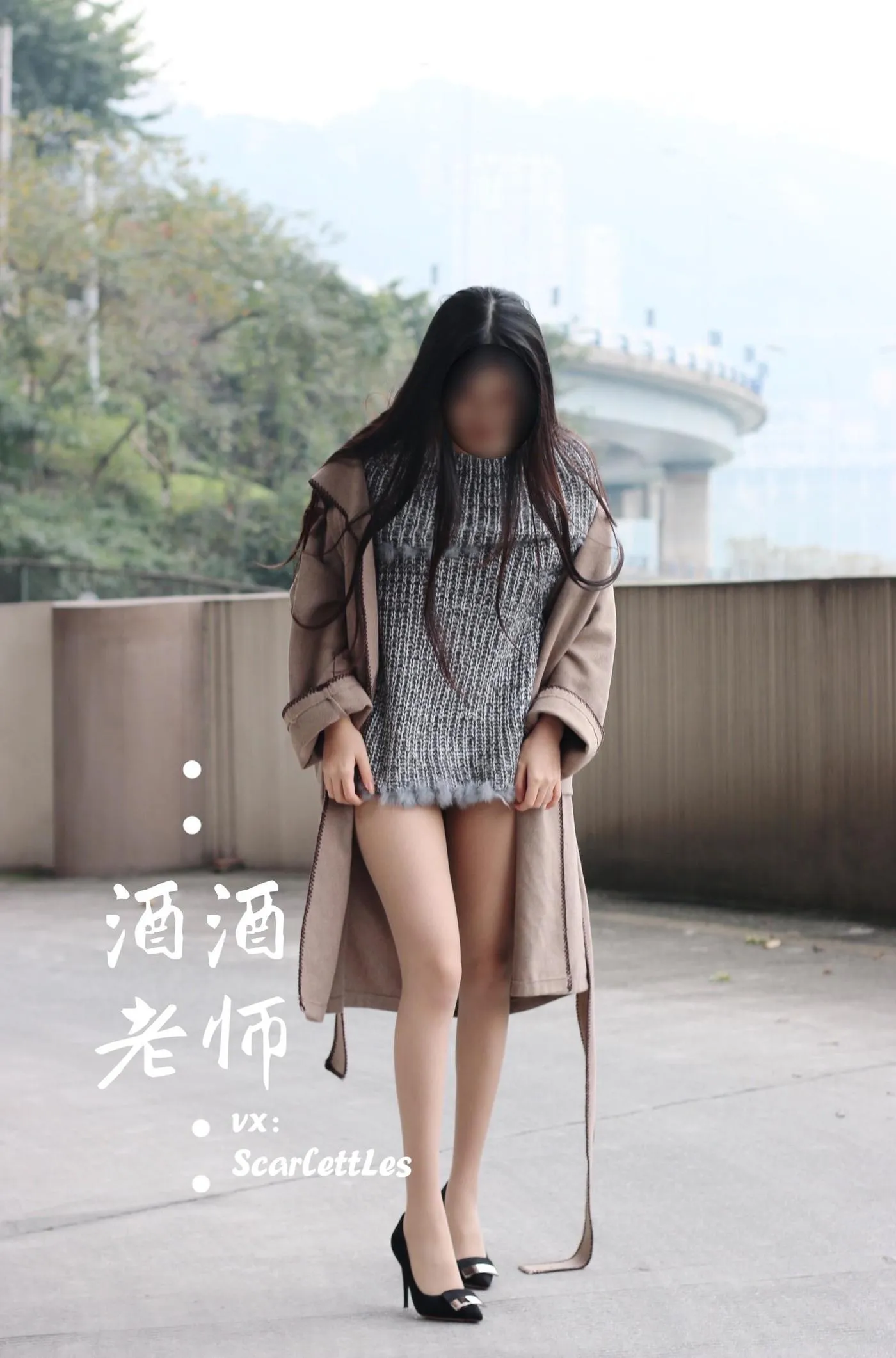 NO.033 酒酒老师 33《停车场里的超短裙》 [55P]插图